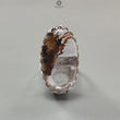 Amethyst Plain Silver Ring: 13.60gms Natural Untreated Super Seven Amethyst Oval Shape Plain 925 Sterling Silver Bezel Set Adjustable Ring