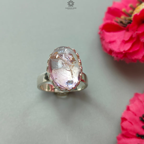 Amethyst Silver Ring