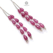 Purple Ruby Plain Loose Beads 25.40cts