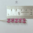 Purple Ruby Plain Loose Beads: 25.40cts Natural Untreated Ruby Cabochon Teardrops Plain Beads For Jewelry 6mm 1.50" 1 Strand