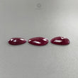 Ruby Gemstone Rose Cut Flat Back Slices - Natural Untreated Ruby - Uneven Shape 3pcs, 7pcs Set - July Birthstone Jewelry Supplies