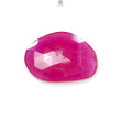 Pinkish Red Ruby Gemstone Rose Cut Slice: 28.90cts Natural Glass Filled Ruby Fancy Shape 31*22mm 1pc For Jewelry