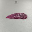 Ruby Gemstone Carving: 29.40cts Natural Untreated Unheated Red Ruby Angel Wing 42*21mm 1Pc