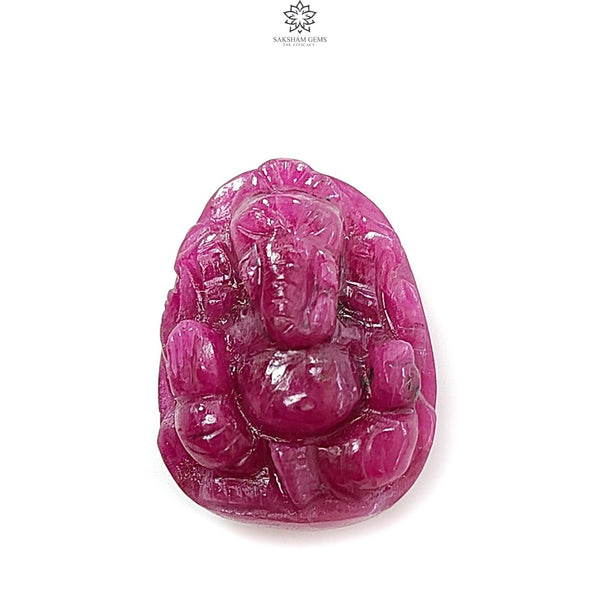 Ruby Gemstone Carving 27.95cts