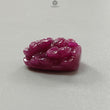 Ruby Gemstone Carving: 27.95cts Natural Untreated Red Ruby Lord Ganesha Idol Shape 19.5*15mm For Jewelry