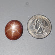 Star Ruby Gemstone Cabochon : 32.90cts Natural Untreated 6Ray Star Ruby Oval Shape 19.5*17mm