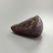 Star Ruby With Black Rutile Gemstone Wand : 180.70cts Natural Untreated Unheated Star Ruby Uneven Shape Specimen 40*27mm