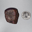 Star Ruby With Black Rutile Gemstone Wand : 431.20cts Natural Untreated Unheated Star Ruby Uneven Shape Specimen 40*35mm