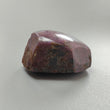 Star Ruby With Black Rutile Gemstone Wand : 552.20cts Natural Untreated Unheated Star Ruby Hexagon Shape Specimen 49*40mm