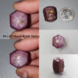 Star Ruby Gemstone Cabochon : Natural Untreated Unheated Red 6Ray Star Ruby Oval Shape 1pc For Jewelry