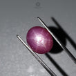 Star Ruby Gemstone Cabochon : 13.60cts Natural Untreated Unheated Red Ruby 13*11mm Oval Shape 1pc