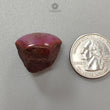 Star Ruby Gemstone Wand Specimen : 83.30cts Natural Untreated Unheated Red Ruby Hexagon 23*20mm 1pc