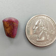 Star Ruby Gemstone Wand Specimen : 16.30cts. Natural Untreated Unheated Red 6Ray Johnson Mines Star Ruby Hexagon Shape 11.5*10mm 1pc