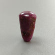 Star Ruby Gemstone Wand Specimen : 18.40cts. Natural Untreated Unheated Red 6Ray Johnson Mines Star Ruby Hexagon Shape 12*9mm 1pc