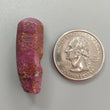 Star Ruby Gemstone Wand Specimen : 54.60cts. Natural Untreated Unheated Red 6Ray Johnson Mines Star Ruby Hexagon Shape 12*10.5mm 1pc