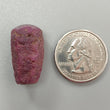 Star Ruby Gemstone Wand Specimen : 57.40cts. Natural Untreated Unheated Red 6Ray Johnson Mines Star Ruby Hexagon Shape 14*12.5mm 1pc