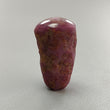 Star Ruby Gemstone Wand Specimen : 67.80cts. Natural Untreated Unheated Red 6Ray Johnson Mines Star Ruby Hexagon Shape 17*14.5mm 1pc