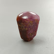 Star Ruby Gemstone Wand Specimen : 70.00cts. Natural Untreated Unheated Red 6Ray Johnson Mines Star Ruby Hexagon Shape 19*17mm 1pc