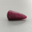 Star Ruby Gemstone Wand Specimen :  24.00cts. Natural Untreated Unheated Red 6Ray Johnson Mines Star Ruby Hexagon Shape 11.5*10mm 1pc