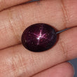 Star Ruby Gemstone Cabochon: 14.90cts - 19.30cts Natural Untreated Unheated Red 6Ray Star Ruby Oval & Round Shape 1pc For Jewelry