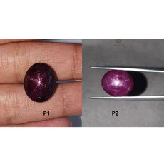 Star Ruby Gemstone Cabochon