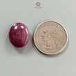 Star Ruby Gemstone Cabochon: 14.90cts - 19.30cts Natural Untreated Unheated Red 6Ray Star Ruby Oval & Round Shape 1pc For Jewelry