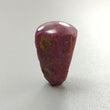 Star Ruby Gemstone Wand Specimen : 67.40cts. Natural Untreated Unheated Red 6Ray Johnson Mines Star Ruby Hexagon Shape 17*15mm 1pc