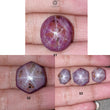 Star Ruby Oval ,Hexagon Cabochon Gemstone : Natural Unheated Star Ruby Oval ,Hexagon Cabochon For Jewelry