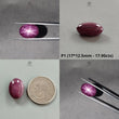 Star Ruby Gemstone Cabochon: Natural Untreated Unheated Red 6Ray Star Ruby Oval Shape 1pc For Jewelry