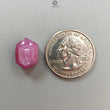 Star Ruby Gemstone Cabochon: Natural Untreated Unheated Red 6Ray Star Ruby Hexagon Shape 1pc for Jewelry