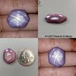 Star Ruby Gemstone Cabochon: Natural Untreated Unheated Red 6Ray Star Ruby Hexagon Shape 1pc for Jewelry