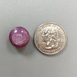 Star Ruby Gemstone Cabochon: Natural Untreated Unheated Red 6Ray Star Ruby Round Shape 1pc 15mm for Jewelry