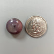 Star Ruby Gemstone Cabochon: Natural Untreated Unheated Red 6Ray Star Ruby Round Hexagon Shape 1pc for Jewelry