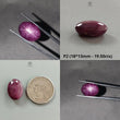 Star Ruby Gemstone Cabochon: Natural Untreated Unheated Red 6Ray Star Ruby Oval Shape 1pc For Jewelry