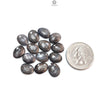 Blue, Silver Gray Sapphire Gemstone Rose Cut Slices: Natural Untreated Sapphire Fancy Shape Faceted Lots for Jewelry September Birthstone