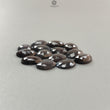 Blue, Silver Gray Sapphire Gemstone Rose Cut Slices: Natural Untreated Sapphire Fancy Shape Faceted Lots for Jewelry September Birthstone