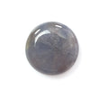 Unique Silver Gray Sapphire Gemstone Trapiche Cabochon: 17.20cts Natural Untreated Sapphire Round Shape Cabochon 19mm 1pc For Jewelry