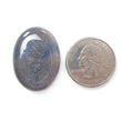 Silver Gray Blue Sapphire Gemstone Trapiche Cabochon: 46.70cts Natural Untreated Sapphire Oval Shape Cabochon 31*23mm 1pc For Jewelry