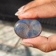 Silver Gray Blue Sapphire Gemstone Trapiche Cabochon: 52.90cts Natural Untreated Sapphire Oval Shape Cabochon 32*24.5mm 1pc For Jewelry