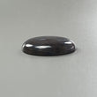 Silver Gray Blue Sapphire Gemstone Trapiche Cabochon: 70.00cts Natural Untreated Sapphire Round Shape Cabochon 30.5mm 1pc For Jewelry