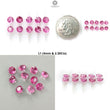 Pink Tourmaline Gemstone Faceted Cut: Natural Untreated Tourmaline Round Shape Lot For Jewelry