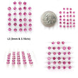 Pink Tourmaline Gemstone Faceted Cut: Natural Untreated Tourmaline Round Shape Lot For Jewelry