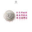 Pink Tourmaline Gemstone Faceted Cut: Natural Untreated Tourmaline Round Shape Lot For Jewelry