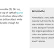 AMMOLITE Gemstone Cabochon : Natural Fossilized Shell Bi-Color Ammolite Uneven Shape Cabochon 23*14mm -  36*16mm 1pc