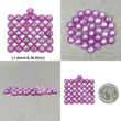 Sapphire Gemstone Cabochon : Natural Untreated Raspberry Pink Sheen Sapphire Round Shape 6mm Lots