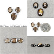Golden Sapphire Gemstone Normal Cut : Natural Untreated Chocolate Sheen Sapphire Oval Shape Set 2pcs & 3pcs Set