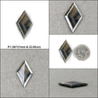 Golden Brown CHOCOLATE BLUE Sheen SAPPHIRE Gemstone Normal Cut : Natural Untreated Sapphire Marquise Hexagon Uneven Shape Sets