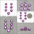 Sapphire Gemstone Step Cut : Natural Untreated Unheated Raspberry Pink Sheen Sapphire Hexagon Shape Sets