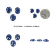 Sapphire Gemstone Normal Cut : Natural Untreated Unheated Sapphire Oval Shape 3pcs Sets