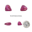 Pink Tourmaline Gemstone Tumble : Natural Untreated Tourmaline Uneven Shape Cabochon